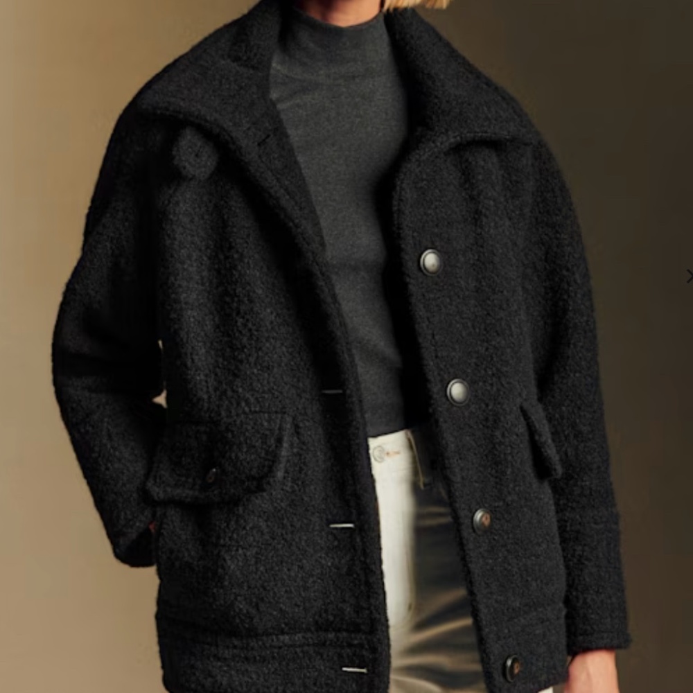 Sezanne Leo Coat - BLACK